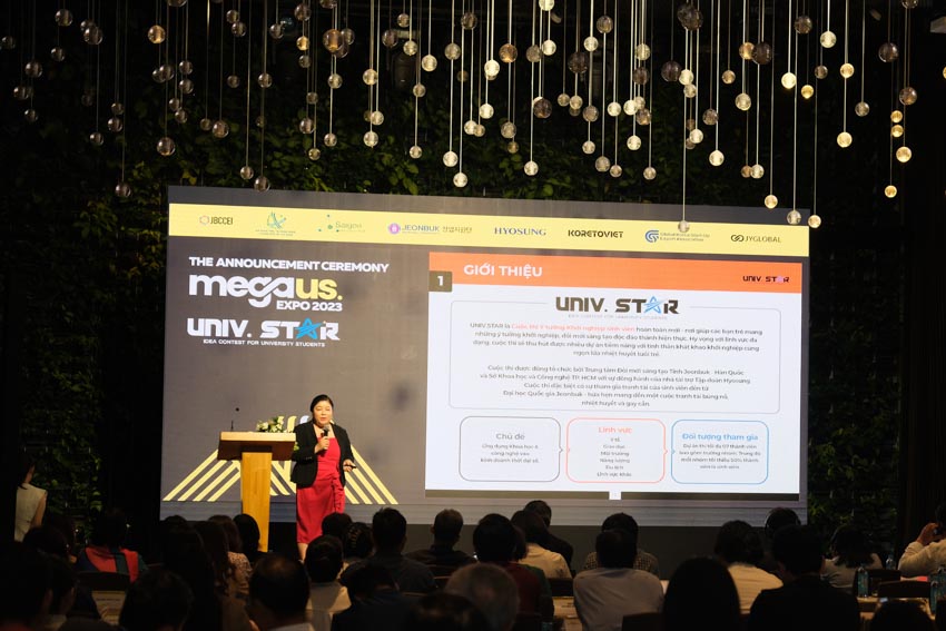 Sự kiện Triển lãm đa ngành Hàn Việt  MEGA US EXPO và Cuộc thi Ý tưởng Khởi nghiệp Sinh viên UNIV.STAR 2023 - 2