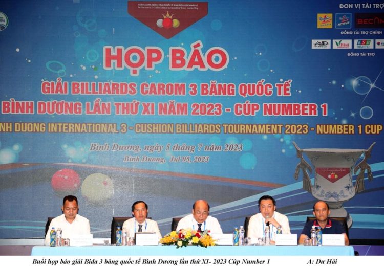 Giải Billiards Carom 3 băng quốc tế Bình Dương lần thứ XI-2023 Cúp Number 1: Sân chơi dành cho các cơ thủ nam nữ tự do cả nước được thi đấu - 1