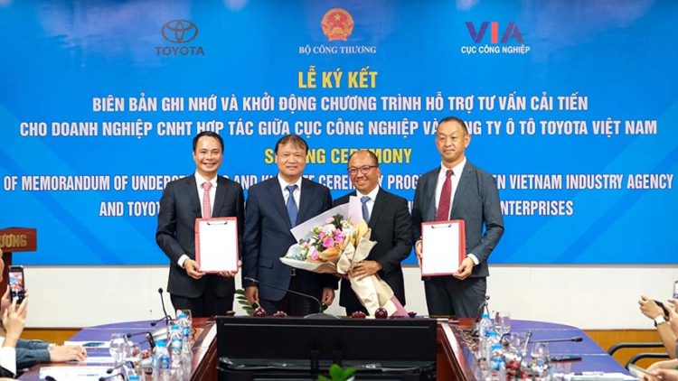 Toyota Việt Nam hợp tác với Bộ Công Thương triển khai Dự án Hợp tác hỗ trợ doanh nghiệp trong nước trong lĩnh vực công nghiệp hỗ trợ ô tô năm thứ tư
