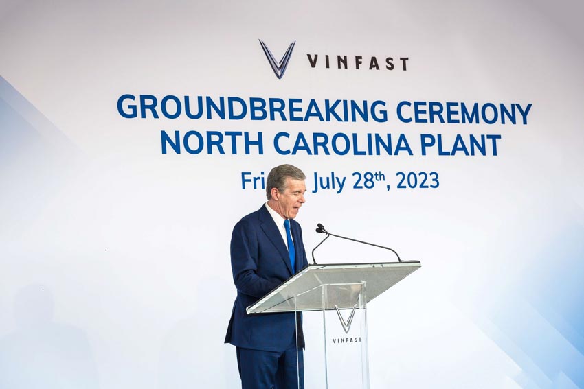 Vinfast khởi công nhà máy sản xuất xe điện tại Bắc Carolina - 4