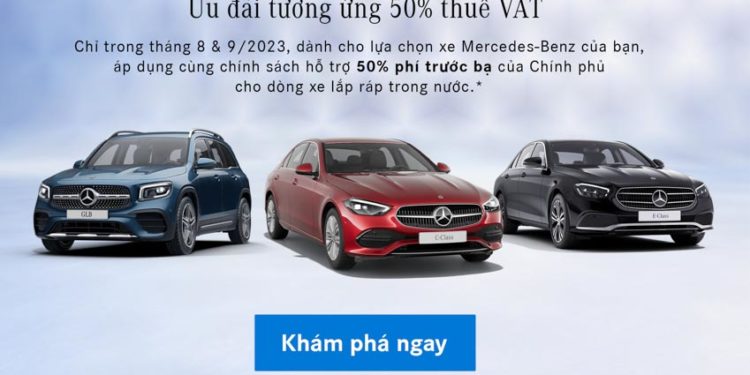 Mercedes-Benz Việt Nam ưu đãi tương đương 50% thuế giá trị gia tăng cho hầu hết các dòng xe lắp ráp và nhập khẩu - 1