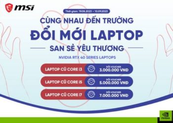 Đổi laptop MSI