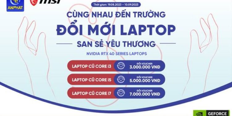 Đổi laptop MSI