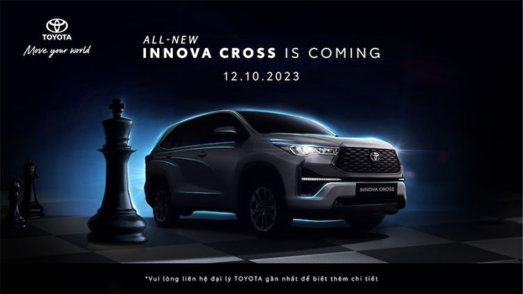 Toyota Innova Cross mới với tùy chọn phiên bản Hybrid sắp ra mắt tại Việt Nam