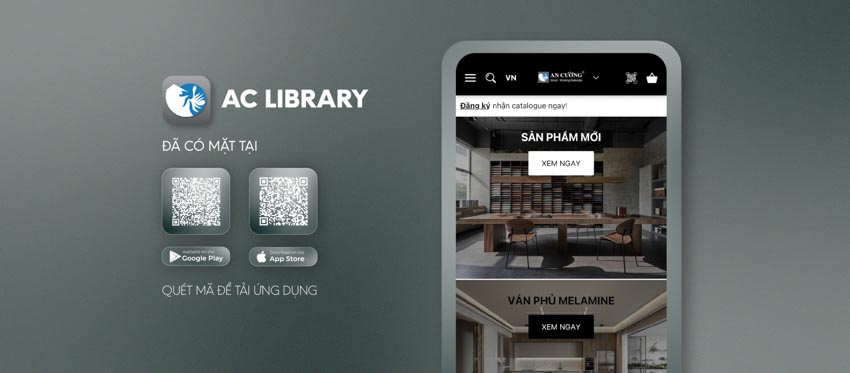 AC Library - Ứng dụng thú vị trong thế giới thiết kế nội thất