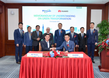 Huawei và BV Power JSC ký kết thỏa thuận hợp tác chuyển đổi năng lượng xanh tại Bình Dương