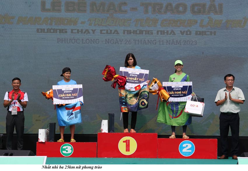 Gỉải Bình Phước Marathon Trường Tươi Group thành công tốt đẹp - Thị xã Phước Long dậy sóng với hơn 3 ngàn bước chân cùng chạy - 17