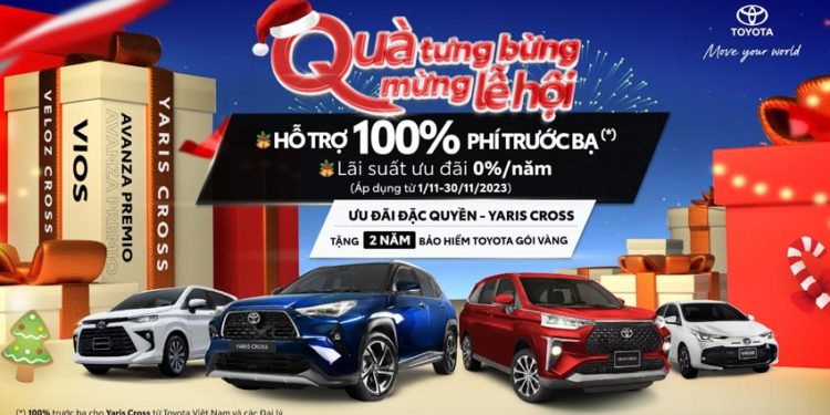 Khuyến mại hấp dẫn từ hệ thống Đại lý Toyota dành cho các mẫu xe trong tháng 11/2023