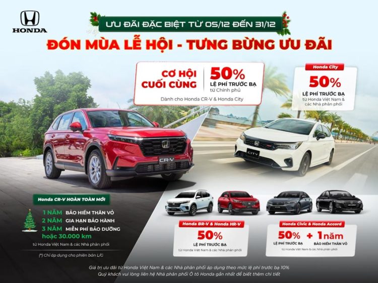 Chào đón mùa lễ hội - Tận hưởng ưu đãi hấp dẫn cùng Honda