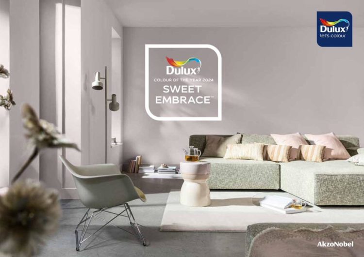 Dulux giới thiệu Màu Của Năm 2024 Sweet Embrace™ – Hồng Khói Ấm