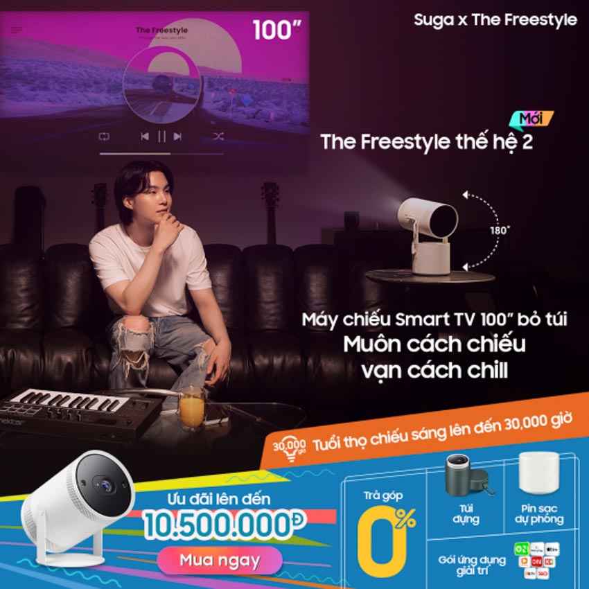 Samsung ra mắt máy chiếu The Freestyle thế hệ 2- 1
