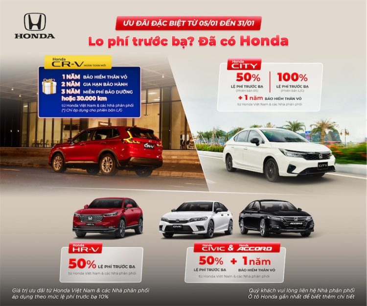 “Lo phí trước bạ? Đã có Honda”