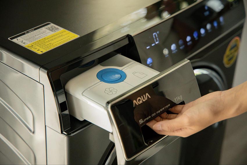 Đánh giá máy giặt Aqua Color AI AQD-DDW1100J: Tích hợp AI thông minh, kết nối smartphone tiện lợi, giá tốt - 5