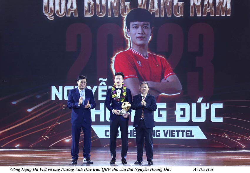 Nguyễn Hoàng Đức, Phạm Đức Hoà và Trần Thị Kim Thanh đoạt Quả bóng Vàng năm 2023 - 11