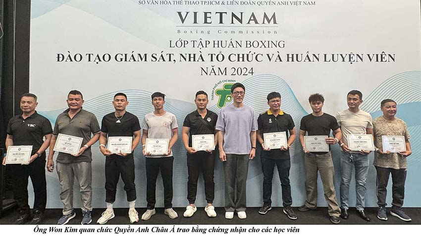 Liên đoàn Quyền Anh Việt Nam tổ chức lớp tập huấn giám sát và huấn luyện viên chuyên nghiệp - 1