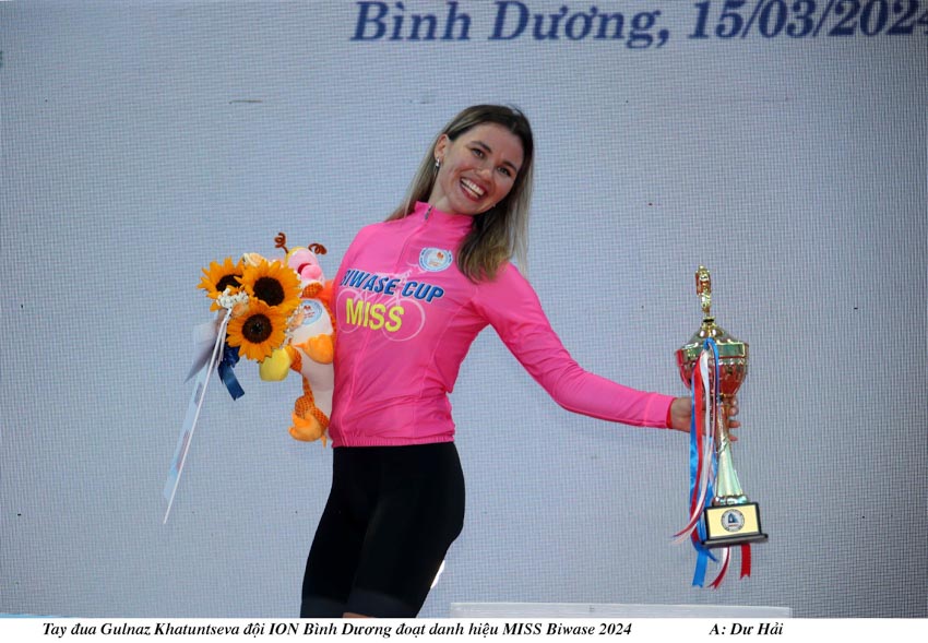 Tay đua Gulnaz Khatuntseva đoạt danh hiệu áo hồng MISS Biwase 2024 - 9