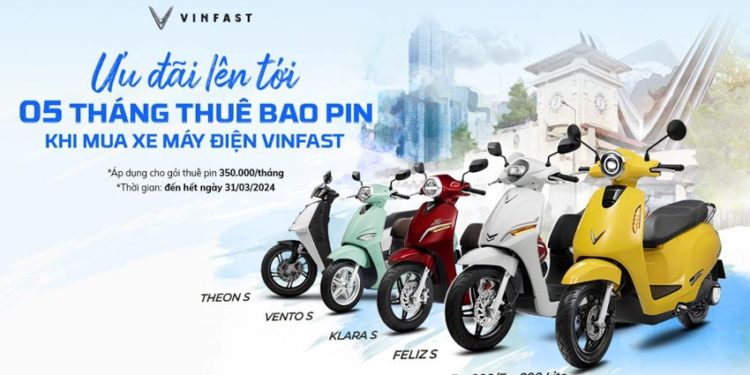 Vinfast ưu đãi hấp dẫn cho khách hàng mua xe máy điện trong tháng 3