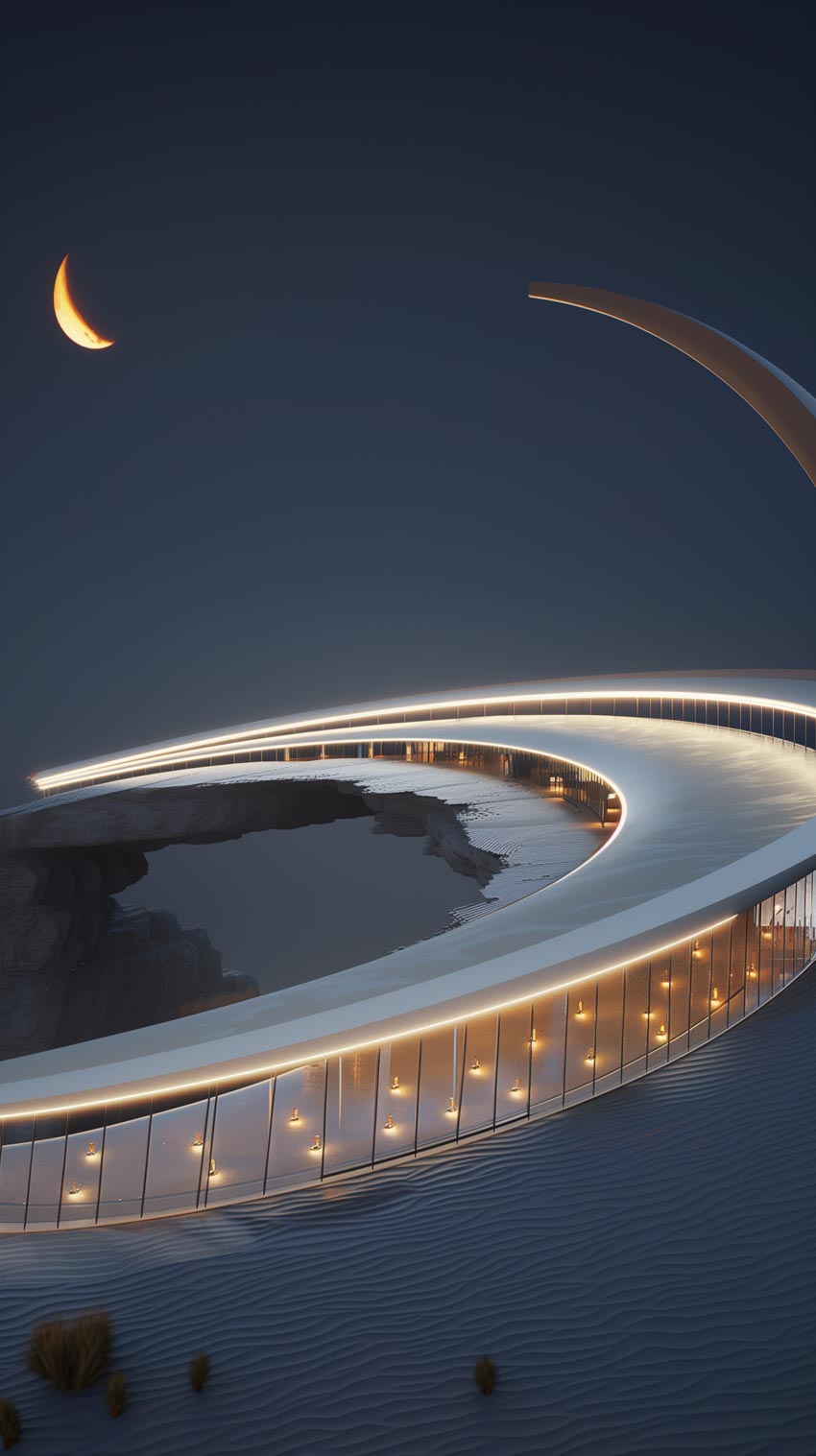 AI lấy cảm hứng từ 'Dune': Cung điện Arrakis của NK INTERIOR Design Studio - 10