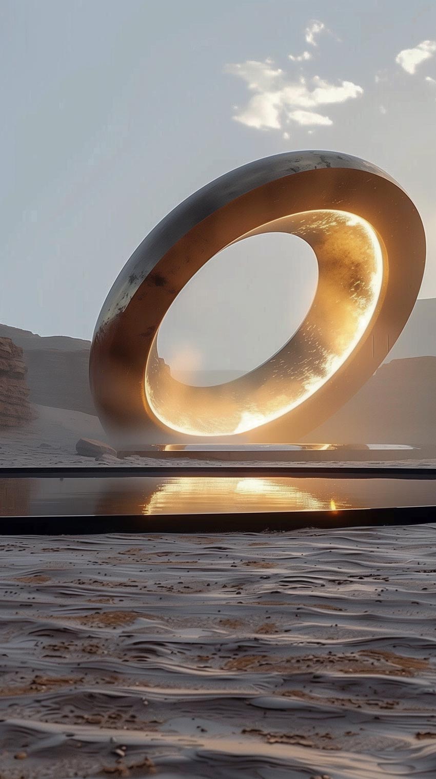 AI lấy cảm hứng từ 'Dune': Cung điện Arrakis của NK INTERIOR Design Studio - 8