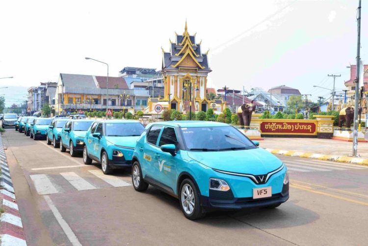 Xanh SM mở rộng dịch vụ taxi điện sang Champasak