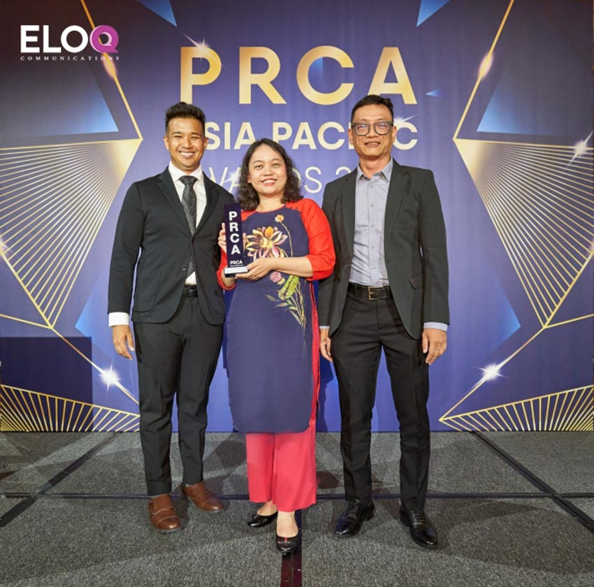 EloQ Communications xuất sắc giành giải Đo lường và Đánh giá tại PRCA APAC Awards 2024 - 2