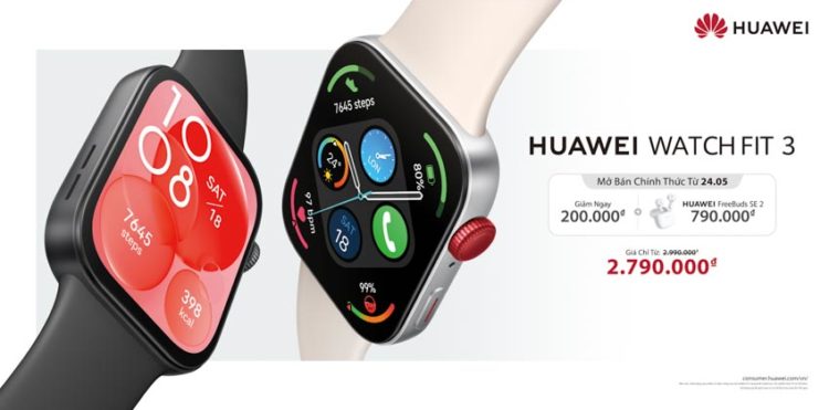 Huawei mở bán chính thức HUAWEI WATCH FIT 3 - 2