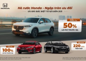 Chương trình khuyến mại tháng 5 năm 2024 cho các mẫu xe ô tô Honda