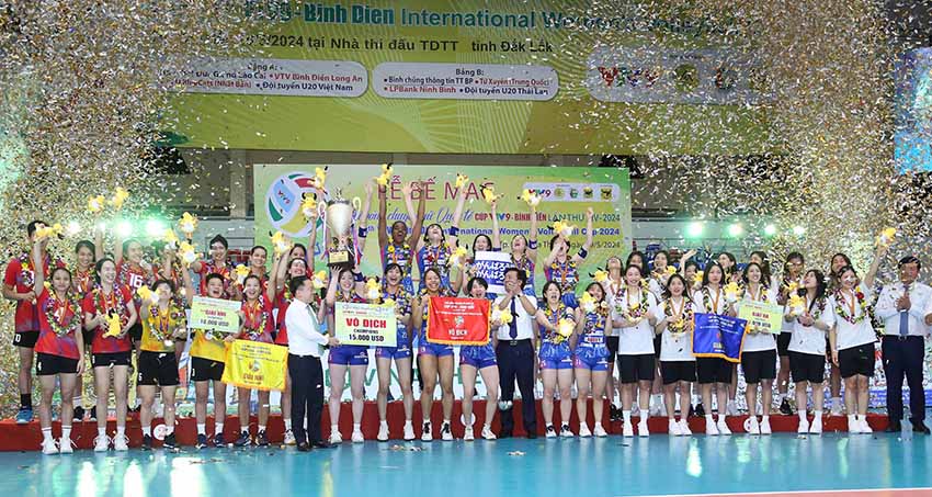 PFU BlueCats Nhật Bản đăng quang vô địch Giải bóng chuyền VTV Bình Điền 2024 - 14