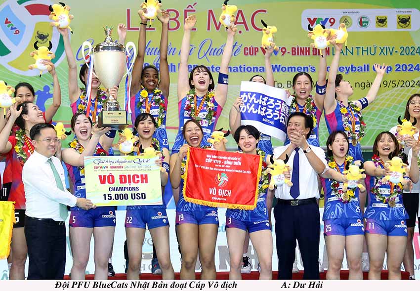 PFU BlueCats Nhật Bản đăng quang vô địch Giải bóng chuyền VTV Bình Điền 2024 - 8