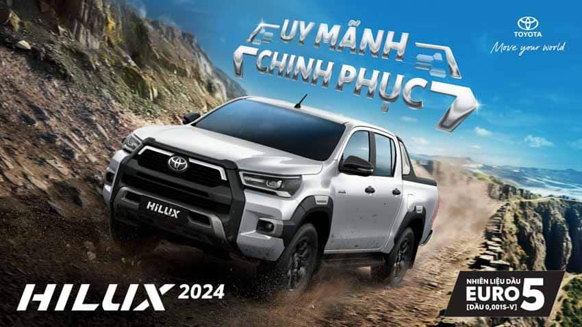 Toyota Việt Nam giới thiệu phiên bản nâng cấp Hilux 2024
