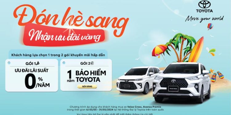 Chương trình khuyến mại xe Toyota Veloz Cross & Avanza Premio tháng 5/2024