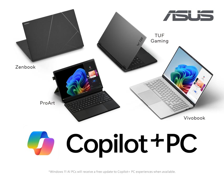 ASUS mở ra kỷ nguyên mới với dòng laptop AI Copilot+ PCs tại Computex 2024