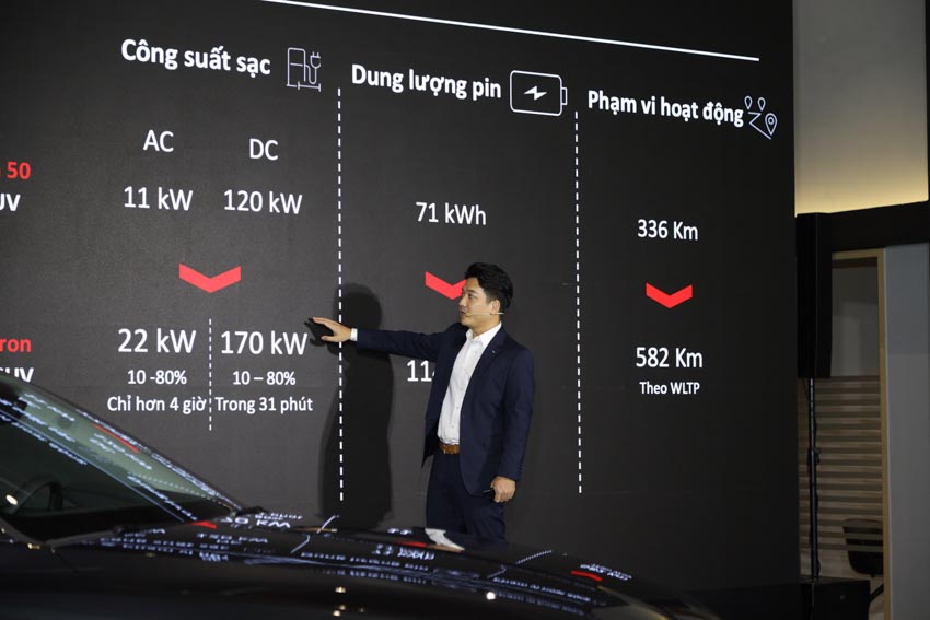 Audi Q8 e-tron: Tiên phong trong phân khúc SUV thuần điện cao cấp - 16