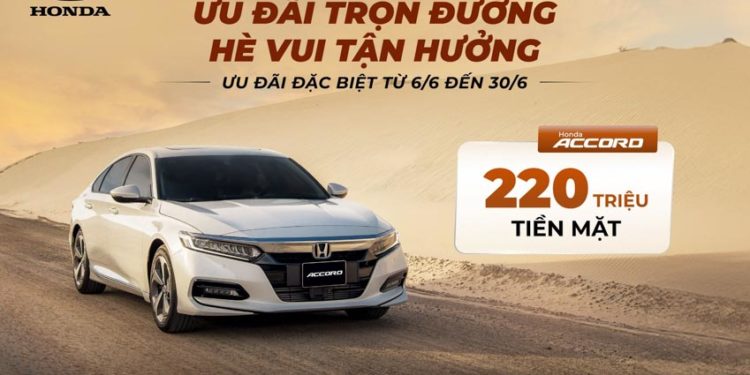 Chương trình khuyến mại xe ô tô Honda tháng 6 năm 2024