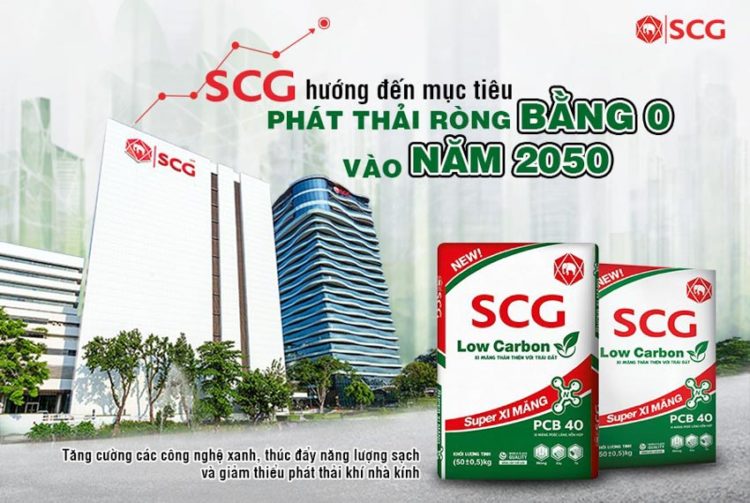 SCG lần đầu tiên giới thiệu sản phẩm SCG Low Carbon Super Xi măng tại thị trường Việt Nam nhằm thúc đẩy quá trình chuyển đổi sang nền kinh tế carbon thấp của quốc gia