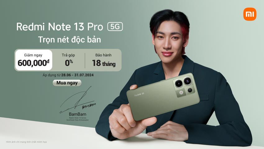 Xiaomi ra mắt Redmi Note 13 Pro 5G phiên bản đặc biệt và cơ hội giao lưu với BamBam tại Malaysia - 2