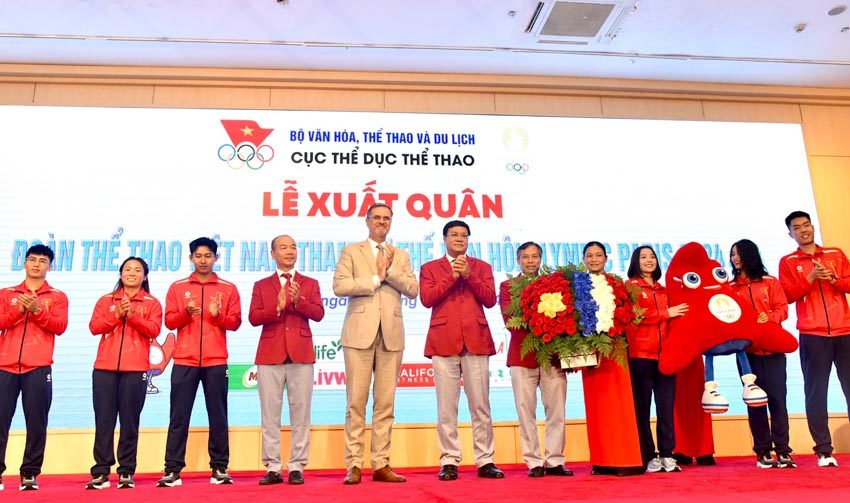 Lễ xuất quân đoàn Thể thao Việt Nam tham dự Thế Vận Hội Olympic Paris 2024 - 3