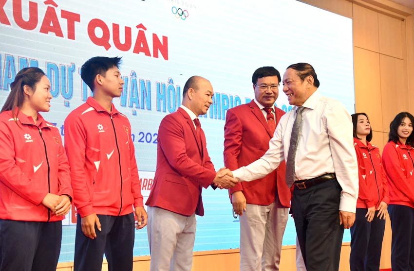 Lễ xuất quân đoàn Thể thao Việt Nam tham dự Thế Vận Hội Olympic Paris 2024 - 4