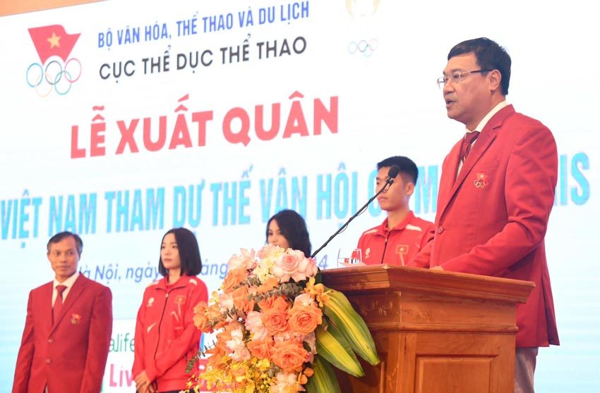 Lễ xuất quân đoàn Thể thao Việt Nam tham dự Thế Vận Hội Olympic Paris 2024 - 5