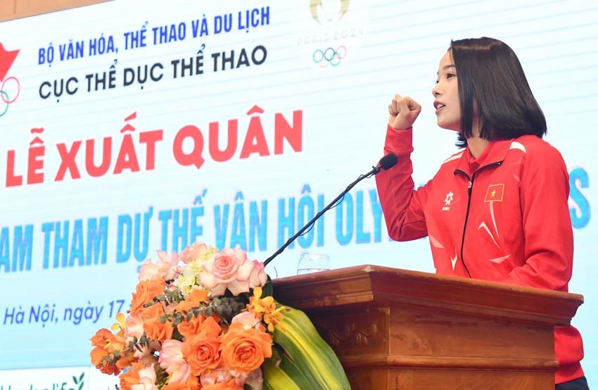 Lễ xuất quân đoàn Thể thao Việt Nam tham dự Thế Vận Hội Olympic Paris 2024 - 6