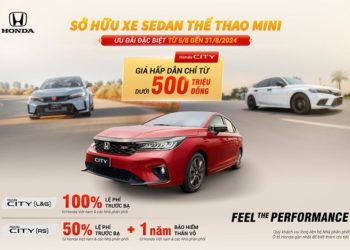 Honda City, CR-V, HR-V, BR-V, Accord giảm giá mạnh tháng 08/2024