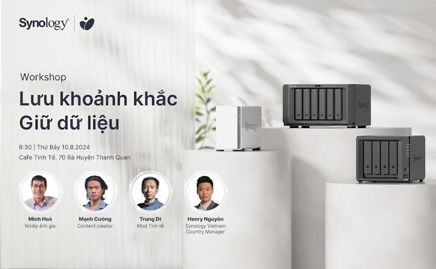 Synology tổ chức workshop 'Lưu khoảnh khắc - Giữ dữ liệu' dành cho nhà sáng tạo -1