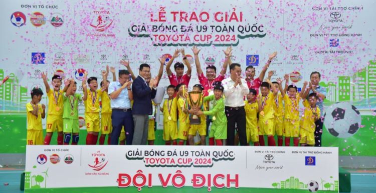 U9 Gia Bảo Hải Dương đăng quang vô địch Giải U9 Toyota Cup 2024 - 2