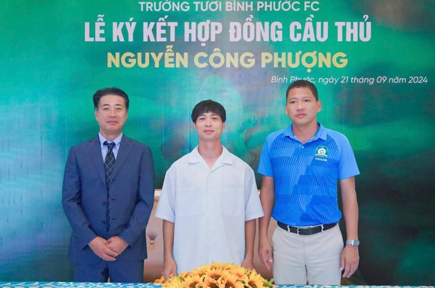 Công Phượng về Trường Tươi Bình Phước, hành trình mới chinh phục mục tiêu thăng hạng - 1