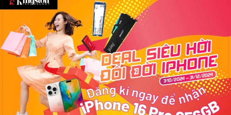 Cơ hội trúng iPhone 16 Pro từ Kingston Technology - 2