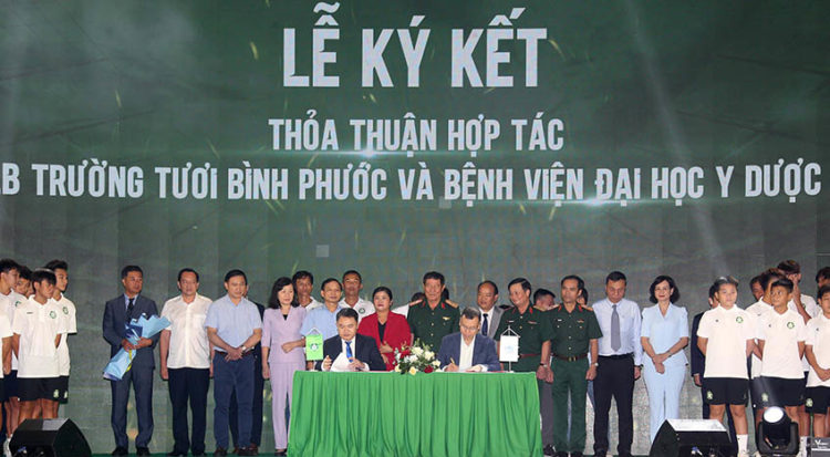 Ra mắt Học viện bóng đá BMG và hướng tới mục tiêu thăng hạng của CLB Trường Tươi Bình Phước - 1