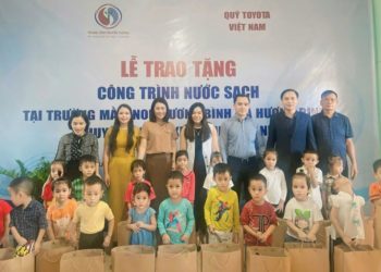 Quỹ Toyota Việt Nam bàn giao công trình nước sạch cho trường mầm non vùng sâu Hà Tĩnh - 1