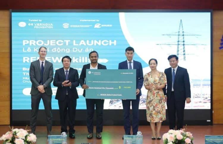 GE Vernova Foundation khởi động dự án RENEW Skills hỗ trợ phát triển kỹ năng năng lượng tại Việt Nam