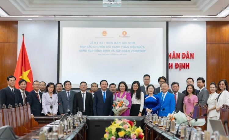UBND tỉnh Bình Định và Vingroup ký kết hợp tác chuyển đổi xanh