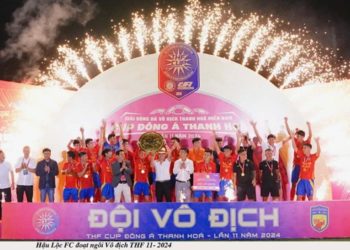 Hậu Lộc FC đăng quang ngôi vương giải bóng đá vô địch Thanh Hóa miền Nam - Cúp Đông Á 2024 - 5